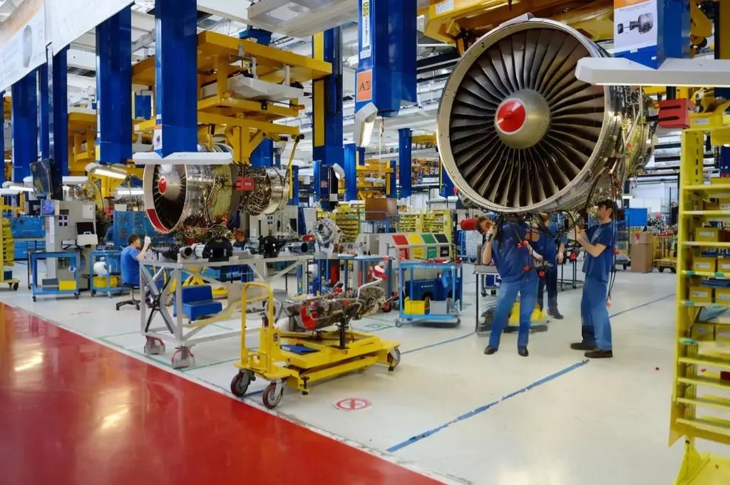 Manufacturing Jet Engines in Connecticut.
